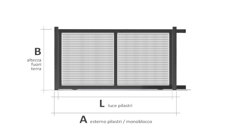 Grille verticale