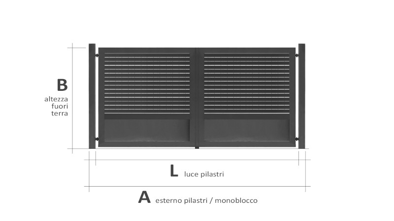 Linear piano orizzontale