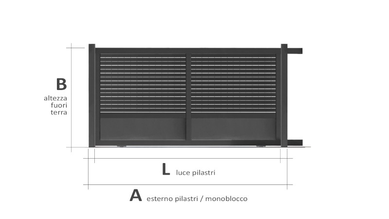 Linear piano orizzontale