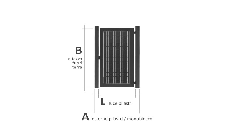Linear piano verticale