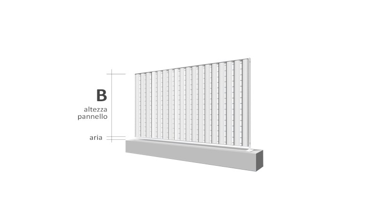 Linear piano verticale